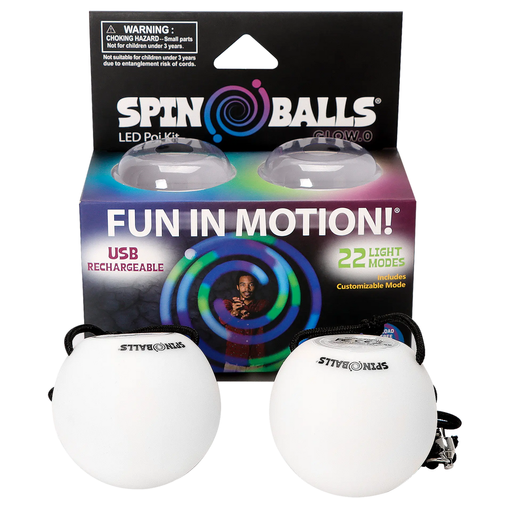 Glow. 0 LED Rechargeable Poi Set - Glow Skill