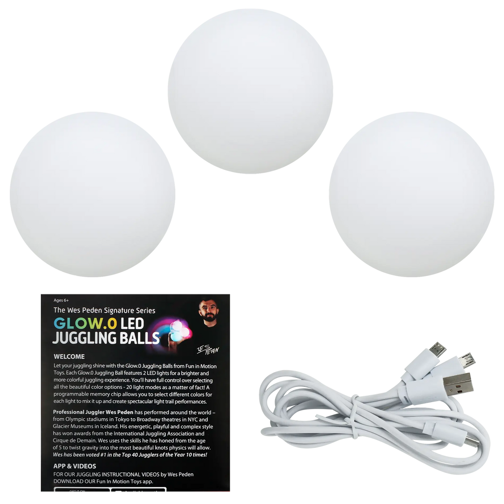 Wes Peden Glow.0 Juggling Balls - Play Time