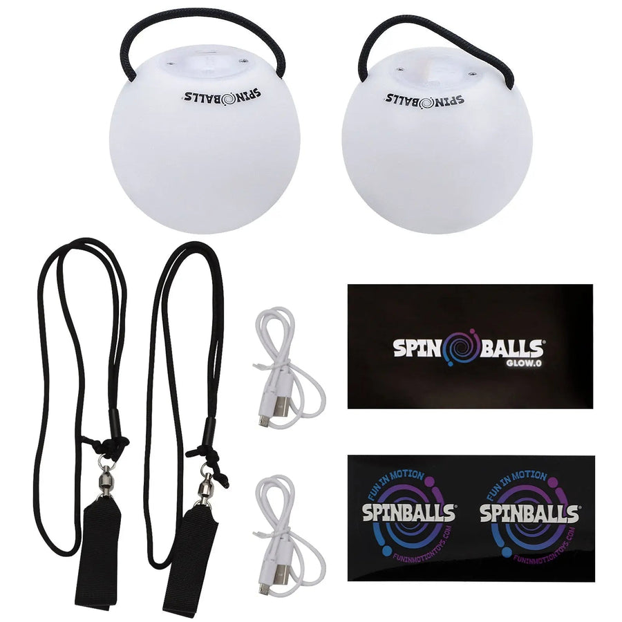 Glow. 0 LED Rechargeable Poi Set - Glow Skill