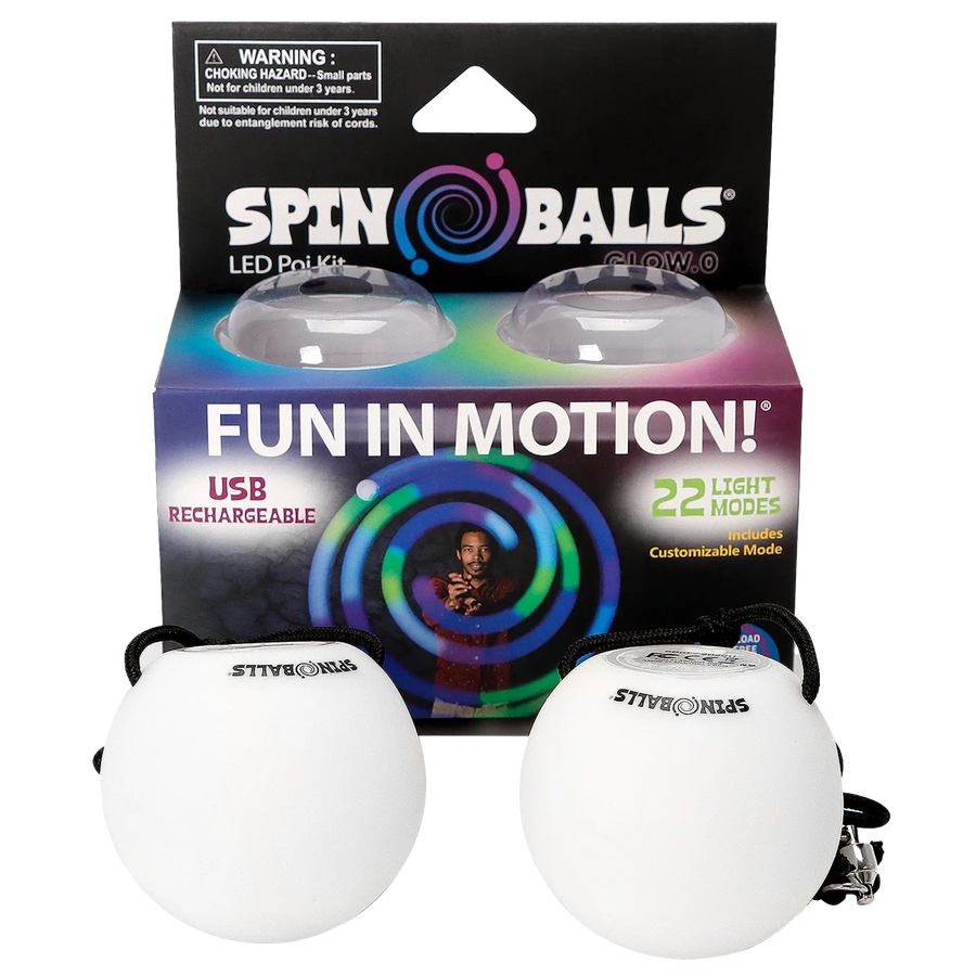 Glow. 0 LED Rechargeable Poi Set - Glow Skill